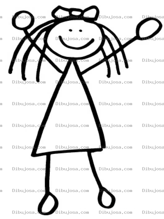 Dibujo para colorear Nina Ganadora Numero Uno Y Primer Lugar Para Pintar Y Colorear