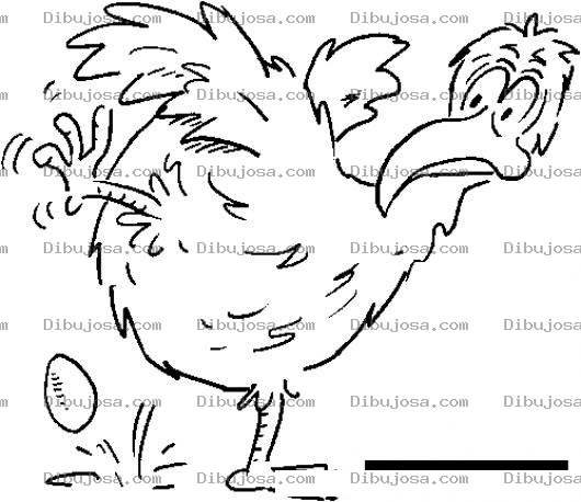 Dibujo para colorear Dibujo De Gallina Poniendo Un Huevo Para Pintar Y Colorear Gallina Ponedora