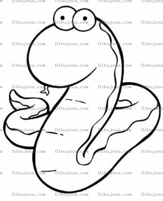 Dibujo para colorear Dibujo De Culebron Para Pintar Y Colorear