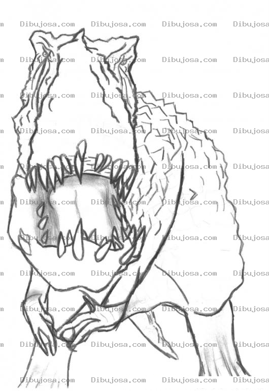 Dibujo para colorear Tiranosauro Rex Colorear