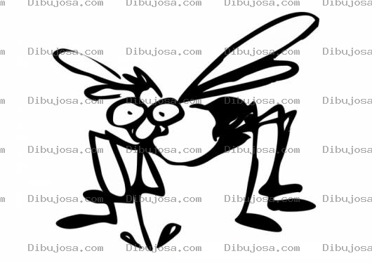 Dibujo para colorear Dibujo De Zancudo Para Colorear