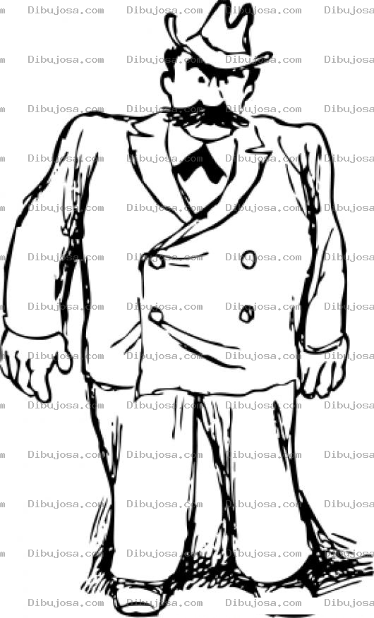 Dibujo para colorear Expresidente Fox Para Colorear
