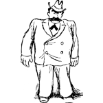 Dibujo para colorear Expresidente Fox Para Colorear