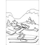 Dibujo para colorear colorear panterarosa