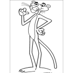 Dibujo para colorear Colorear Panterarosa