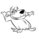 Dibujo para colorear Dibujo De Pulgoso Para Pintar Y Colorear