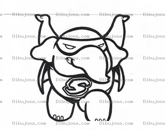 Dibujo para colorear Super Elefante Para Colorear