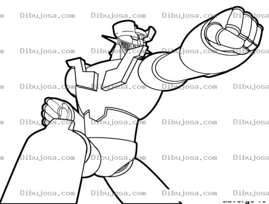 Dibujo para colorear Dibujo De Mazingerz Para Colorear