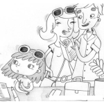 Dibujo para colorear Papa Mama E Hija Para Pintar Y Colorear Nina Con Sus Papas