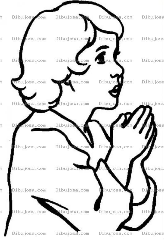 Dibujo para colorear Dibujo Del Nino Samuel Orando Para Pintar Y Colorear
