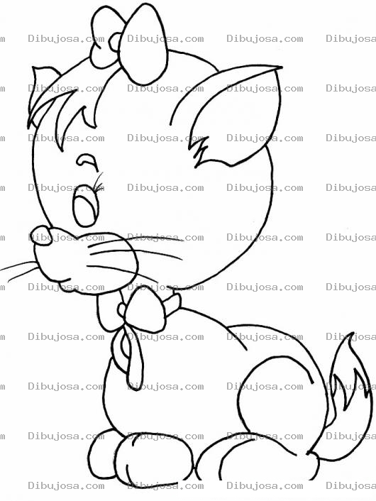 Dibujo para colorear Gato colorear