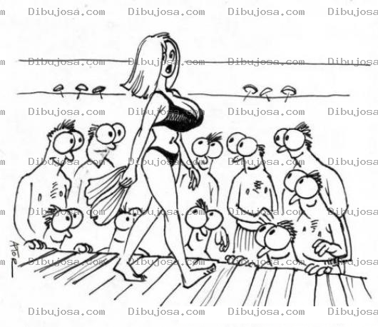 Dibujo para colorear Dibujo De Bikini Open En La Playa Para Pintar Y Colorear biquini open