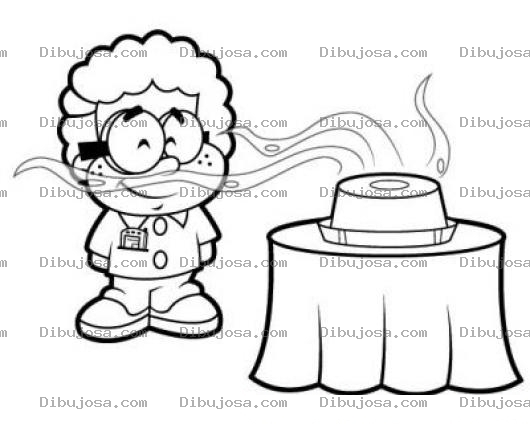 Dibujo para colorear Dibujo De Magdalena Olorosa Para Pintar Y Colorear El Sentido Del Olfato