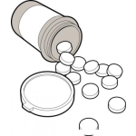 Dibujo para colorear Colorerar Pastillas Dibujo De Medicamentos