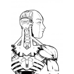 Dibujo para colorear Dibujo De Robocop Para Pintar Y Colorear