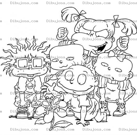 Dibujo para colorear Los Rugrats Para Pintar Y Colorear