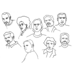 Dibujo para colorear Dibujo De Personas Para Pintar Y Colorear Varia Gente