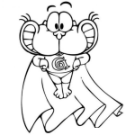 Dibujo para colorear Dibujo De Super Gaturro Para Pintar Y Colorear