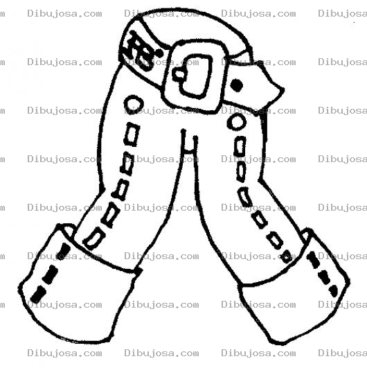 Dibujo para colorear Dibujo De Un Jeans Para Pintar Y Clorear Pantalon De Lona E Imprimir Pantalon De Mezclilla