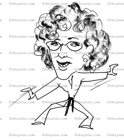 Dibujo para colorear Dibujo De Mujer Carateca Para Pintar Y Colorear Profesora De Karate