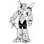 Dibujo para colorear Dibujo De Voltron Para Pintar Y Colorear