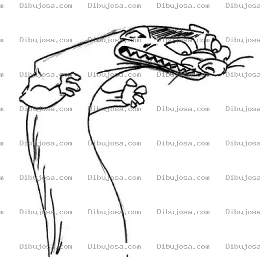 Dibujo para colorear Dibujo De Comadreja Para Pintar Y Colorear