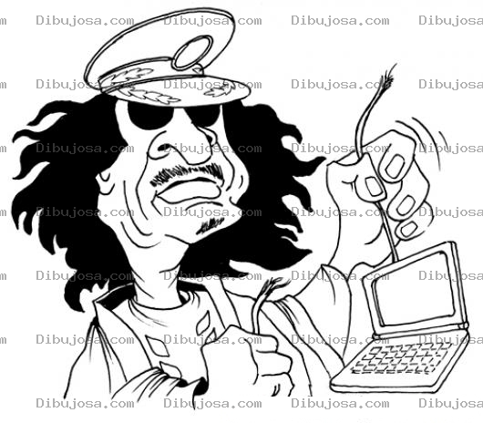 Dibujo para colorear Moammar Gadhafi Coloring Page Para Pintar Y Colorear A Moamar Gadafi Moammargadhafi Moamargadafi Gadafigadafi Muerte