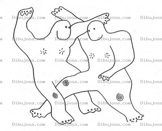 Dibujo para colorear Dibujo De Zancadilla Para Pintar Y Colorear