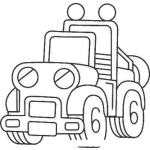 Dibujo para colorear Dibujo Del Jeep De Planetajeep Para Pintar Y Colorear