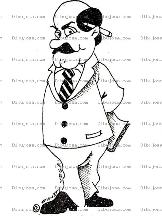 Dibujo para colorear Dibujo De Supervisor Para Pintar Y Colorear