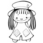 Dibujo para colorear Munequita De Trapo Para Colorear