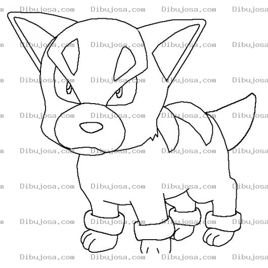 Dibujo para colorear Perrito Enojado Para Colorear