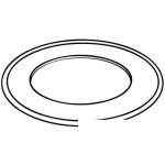 Dibujo para colorear Dibujo De Plato De Comida Sin Comida Para Pintar Y Colorear