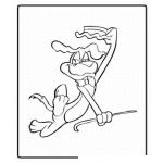 Dibujo para colorear Colorear perro mago