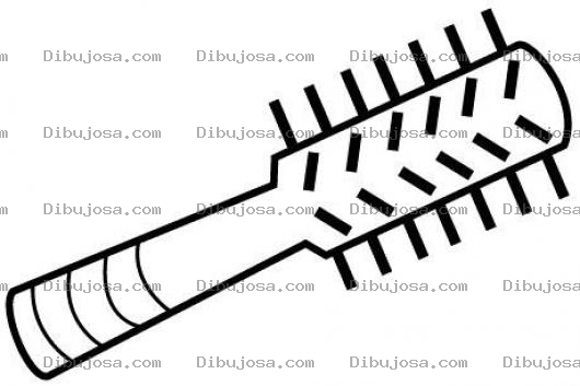 Dibujo para colorear Cepillo De Pelo Para Pintar Y Colorear