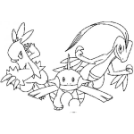 Dibujo para colorear Dibujos De Pokemon Para Pintar Y Colorear