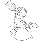 Dibujo para colorear Negrita Cucurumbe Para Pintar Y Colorear