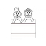 Dibujo para colorear Bandera De Costa Rica Para Pintar Y Colorear Banderadecostarica