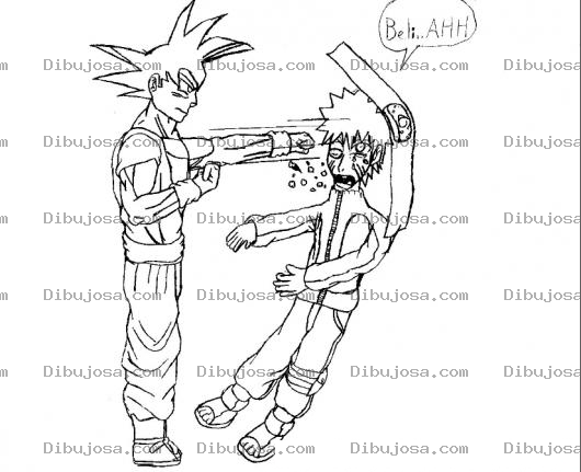 Dibujo para colorear Dibujo De Golpe En La Cara Para Pintar Y Colorear