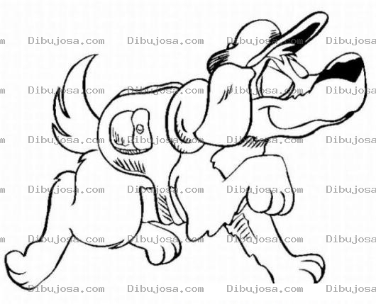 Dibujo para colorear Colorear Perro explorador