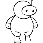 Dibujo para colorear Dibujo De Nino Con Traje De Buzo Para Pintar Y Colorear