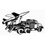 Dibujo para colorear Dibujo De Camion Con Lanza Cohetes Teledirigidos Para Pintar Y Colorear
