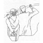 Dibujo para colorear Dibujo De Tortura Para Pintar Y Colorear Hombre Torturador