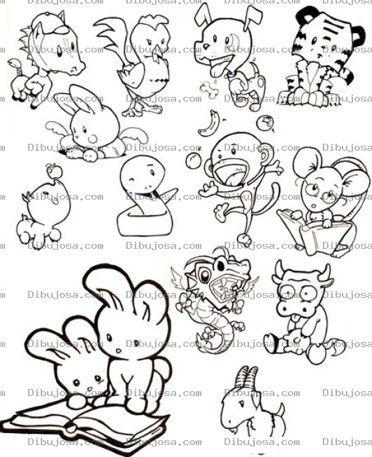 Dibujo para colorear Dibujos De Animalitos Para Colorear Y Pintar