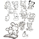 Dibujo para colorear Dibujos De Animalitos Para Colorear Y Pintar
