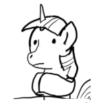 Dibujo para colorear Dibujo De Unicornio Bebe Para Pintar Y Colorear