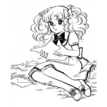 Candy Candy Coloring Page Para Pintar Y Colorar A Candy Uuu