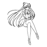 Dibujo para colorear Sailor Moon Para Pintar Y Colorear