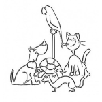 Dibujo para colorear Dibujo De Mascotas Para Pintar Y Colorear