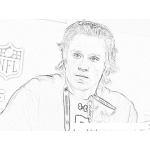 Dibujo para colorear Blaine Gabbert Online Coloring Page Para Pintar Y Colorear A Blainegabbert De La NFL